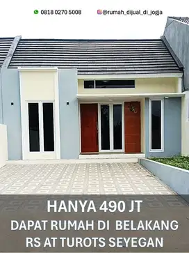Rumah Siap Huni Lokasi belakang RS At Turots di Seyegan Sleman