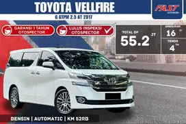 TOYOTA VELLFIRE G ATPM 2017 2.5 PILOT SEAT SUNROOF LOW KM.52RB #F2ST