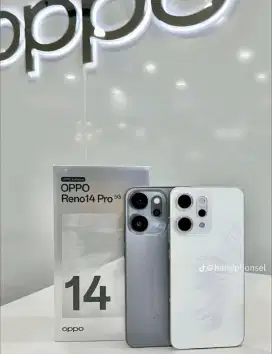 Oppo Reno 14 5G 12gb/256gb new garansi resmi