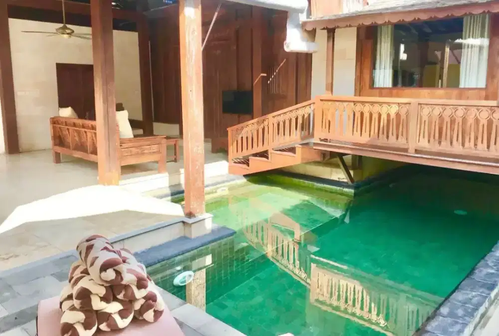 Villa Joglo 3 Bedrooms For Lease in Kutat Lestari Sanur Bali