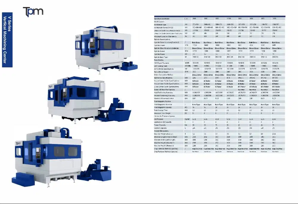 Vertical Machine Center VMC CNC Milling V Series