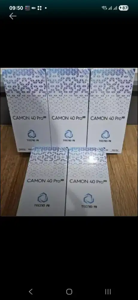 Tecno Camon 40 Pro 5G 8GB+256GB BNIB Garansi Resmi Indonesia