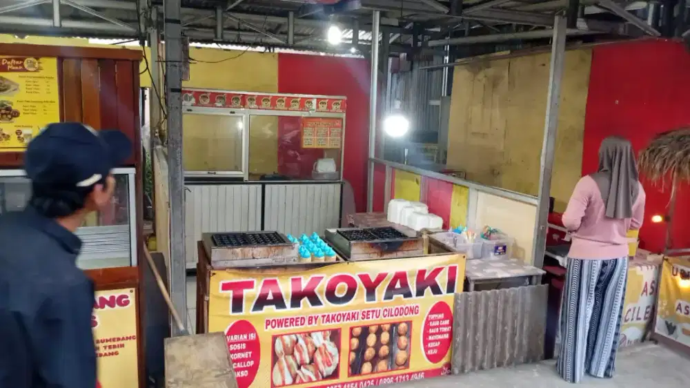 Dibutuhkan penjaga stand makanan (takoyaki dan teci)
