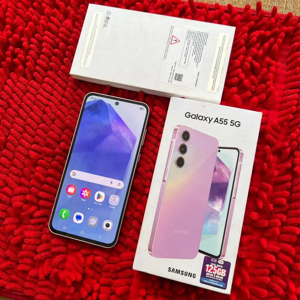 samsung A55 5G RAM 8/256GB lengkap