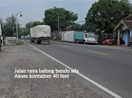 Jual cepat butuh uang tanah nol jln raya balong bendo sidoarjo