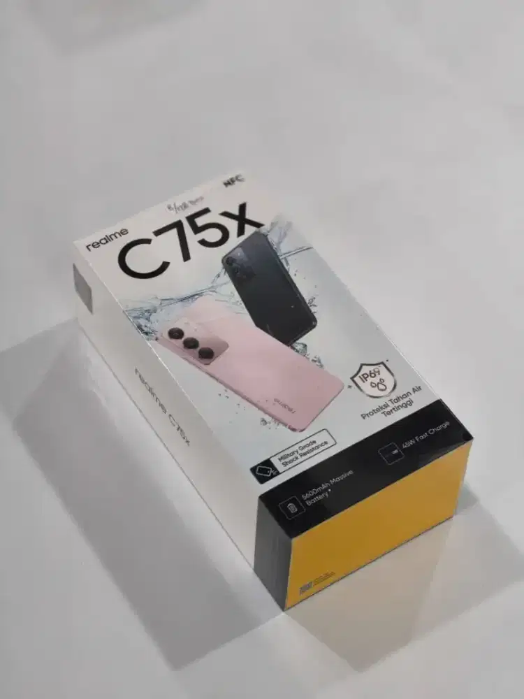 REALME C75X HP TAHAN AIR PALING TERJANGKAU!