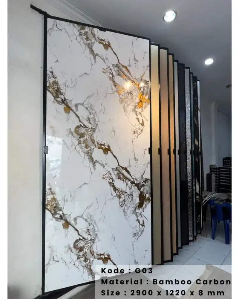 Wallboard Marble Series Tinggi 2,9 meter/ Dinding Motif Marmer