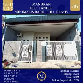 RUMAH SIAP HUNI FULL RENOVASI DI MANUKAN TANDES SURABAYA BARAT