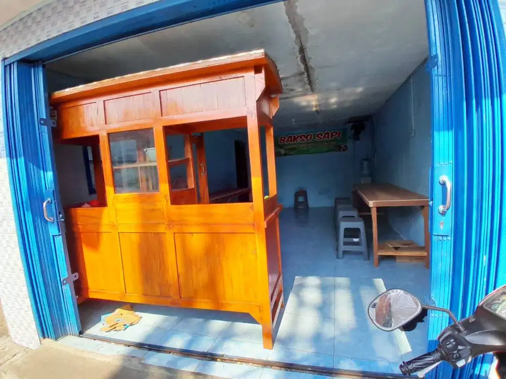 Gerobak Bakso Kayu