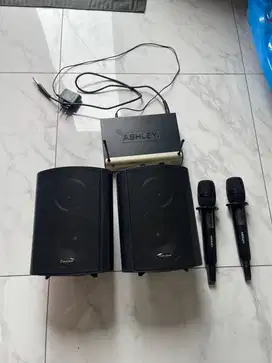 Set lengkap Kareoke siap pakai Wireless
