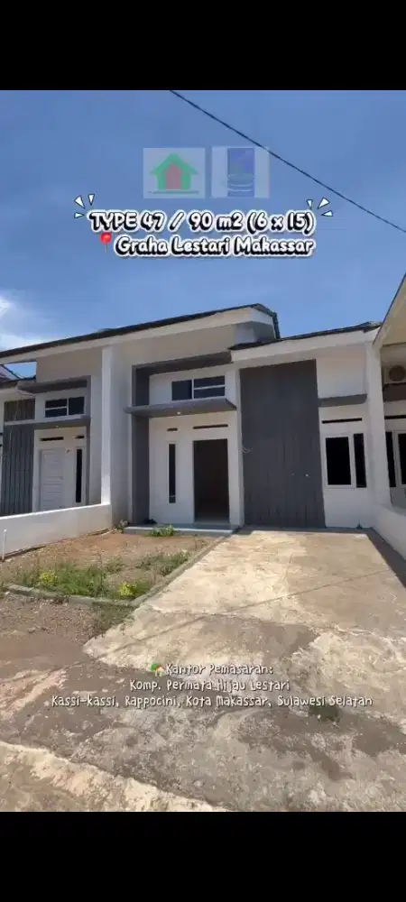 Dijual cepat rumah komersil type 47...harga masih bisa nego!!