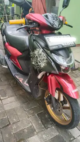 Yamaha Gear  Merah Custom pabrik 125 cc