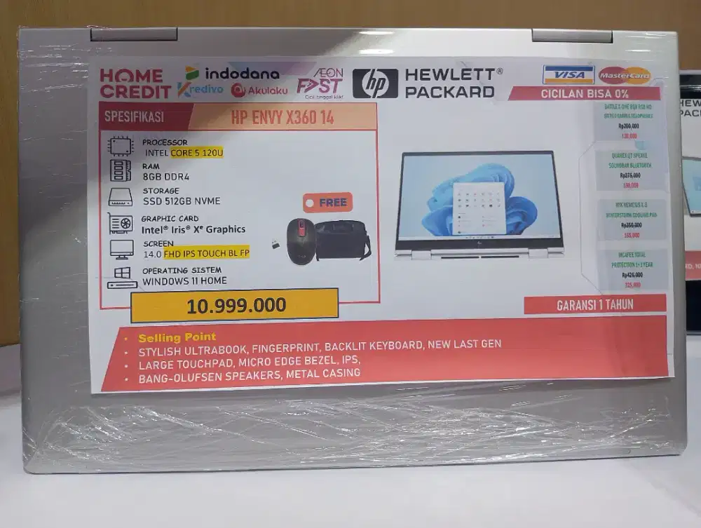 Cicilan Laptop HP ENVY