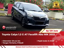 [ GARANSI 5TH ] Toyota Calya 1.2 G AT Facelift Abu NIK 2022/2023