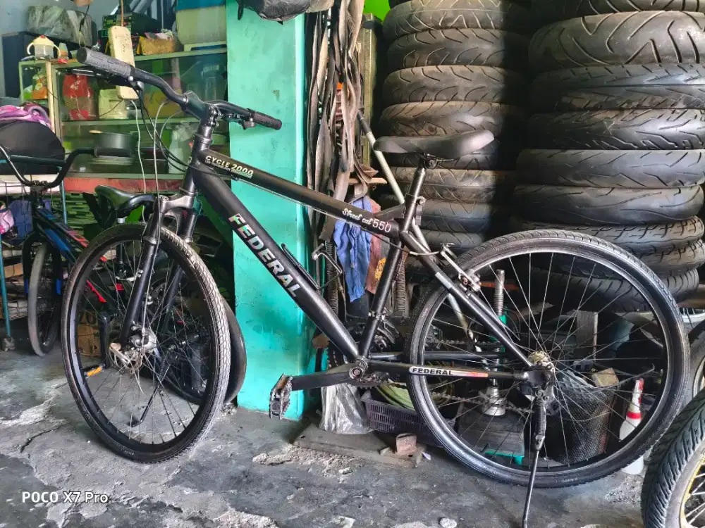 Sepeda gunung siap pakai