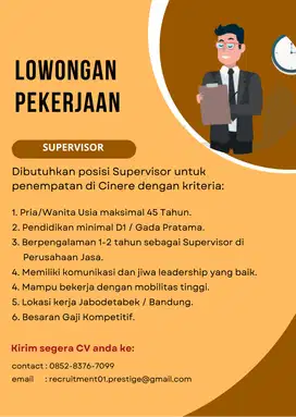 Dibutuhkan Supervisor