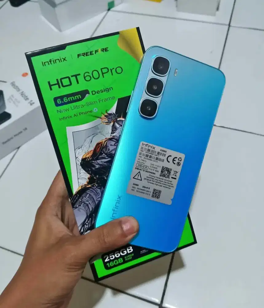 Infinix hote 60 pro ram 8+8/256gb fullset