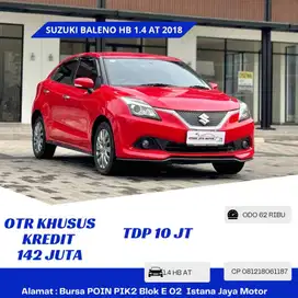 SUZUKI BALENO HATACHBACK 1.4 AT 2018 MERAH
