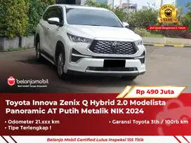 [ GARANSI 5TH ] Toyota Innova Zenix Q Hybrid 2.0 AT Putih 2024/2025