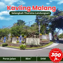 Tanah Landungsari Pinggir Jalan Siap Bangun