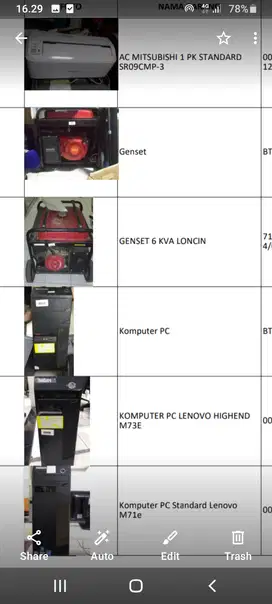 Beli cpu computer rusak dll