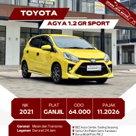 [TDP 8JT] TOYOTA AGYA 1.2 GR SPORT AT 2021