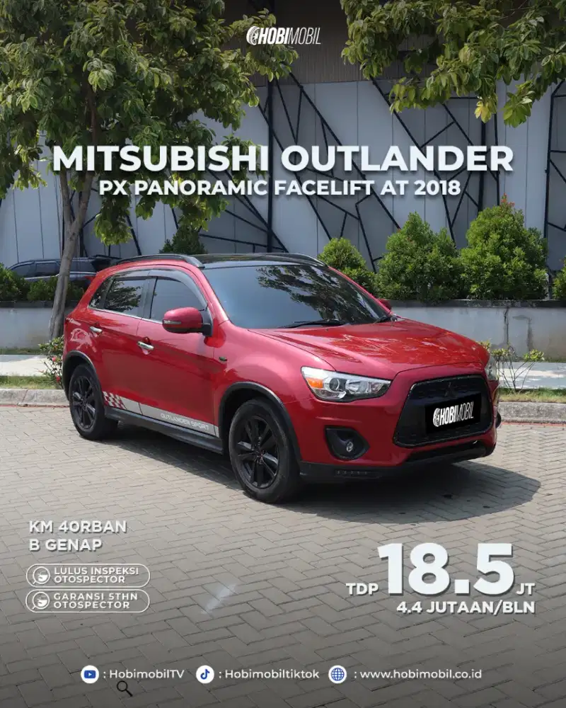 Outlander PX Panoramic Facelift 1.5 AT Thn 2018