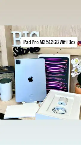 Ipad pro m2 2022 11” 512gb wifi ibox