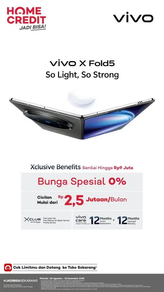 Cicilan Vivo x Fold5