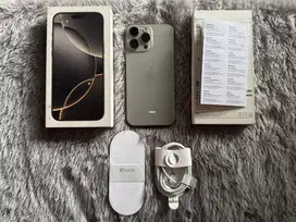 Iphone 16 Pro Max 256GB Natural BH 100% CC 3 Garansi iBox Mei 2026