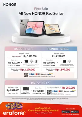 NEW! HONOR bisa cicilan tanpa DP free keyboard