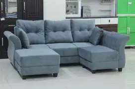 SOFA PASADENA GRATIS MEJA TAMU KACA