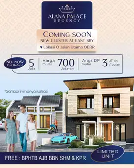 PERUMAHANAN BARU ALANA PALACE REGENCY DEKAT OERR SURABAYA TIMUR