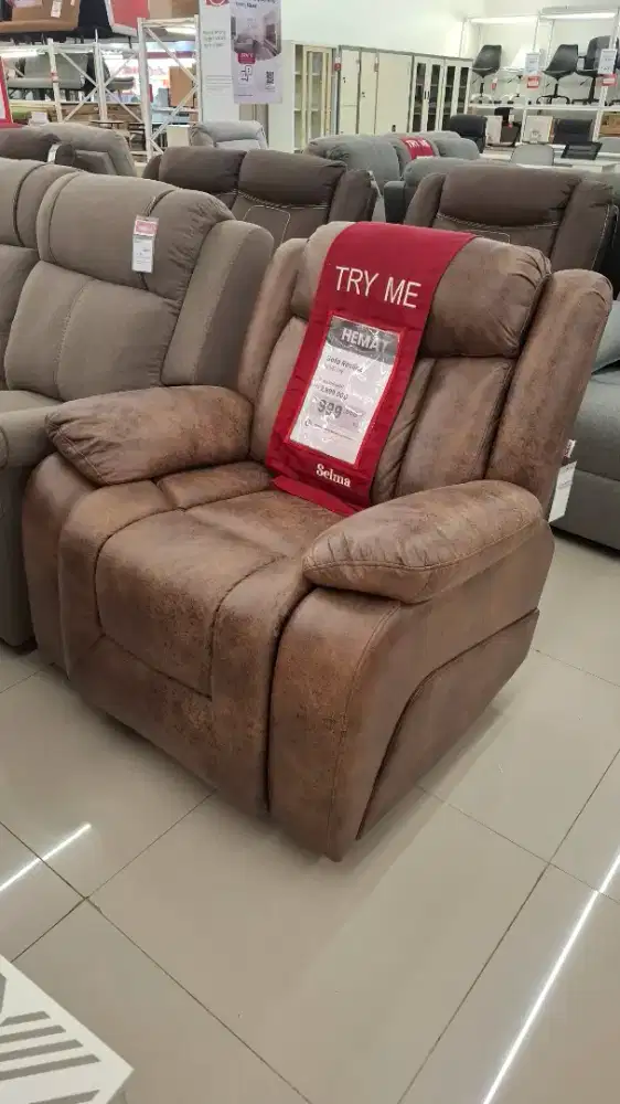 SOFA RECLINER MEWAH PROMO BISA CICIL 0%