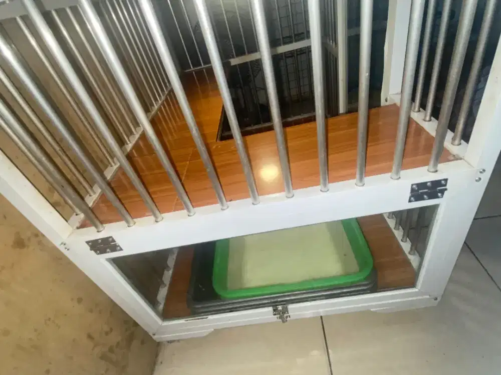 Kandang kucing alumunium+kandang kucing rakit