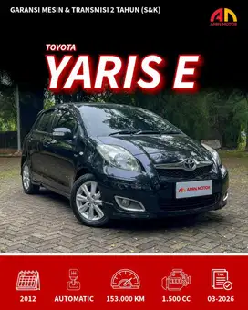 Toyota Yaris E 1.5 A/T 2012