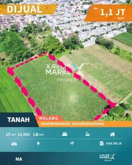 Termurah Tanah Kavling di Arjowinangun Kedungkandang Kota Malang