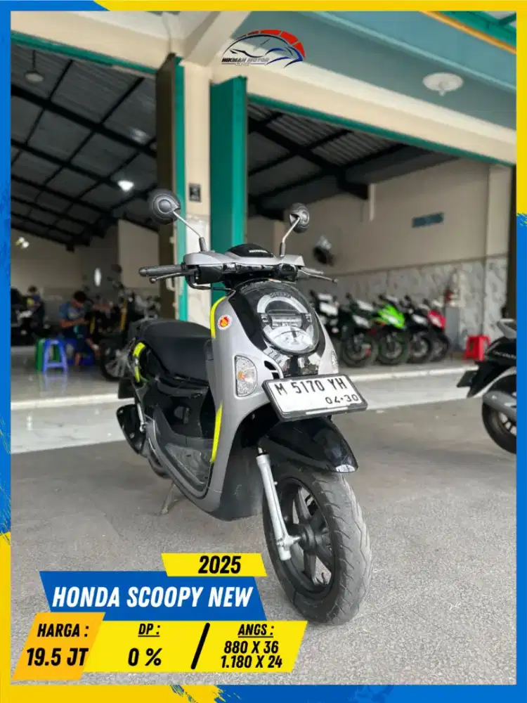 HONDA SCOOPY NEW 2025 PLAT M READY MASZEHH HIKMAH MOTOR KEPUH MALANG