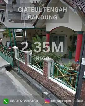 JUAL RUMAH TENGAH KOTA SUPER STRATEGIS HITUNG TANAH SAJA DI CIATEUL BANDUNG