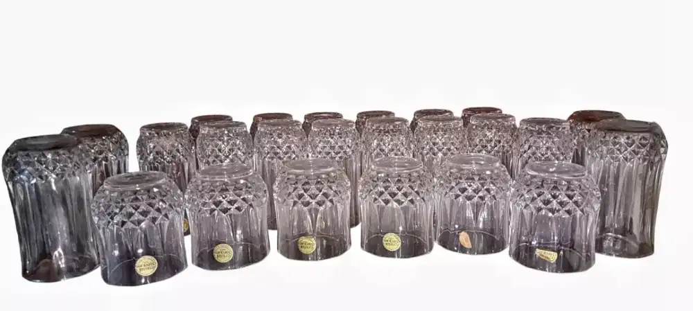 24 Gelas Kristal D'arques France