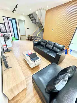 Rumah Furnished DP 0 Akses Dekat Gerbang Tol Limo