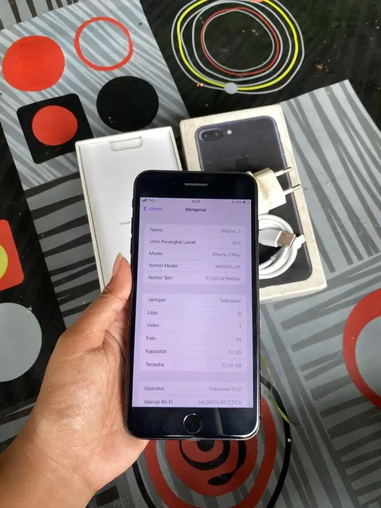 iphone 7 plus rom 32gb inter LL/A