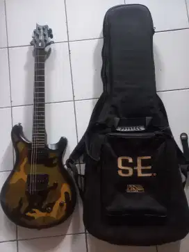 Gitar merk PRS camouflage standar asli original made in korea