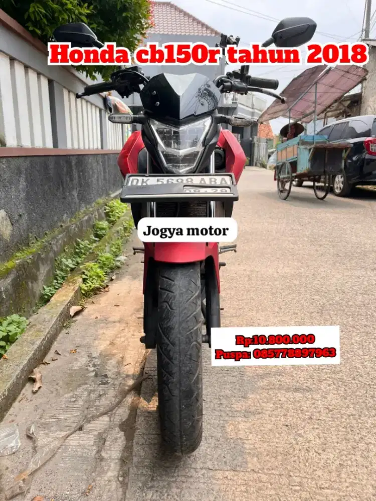 Honda cb150r tahun 2018