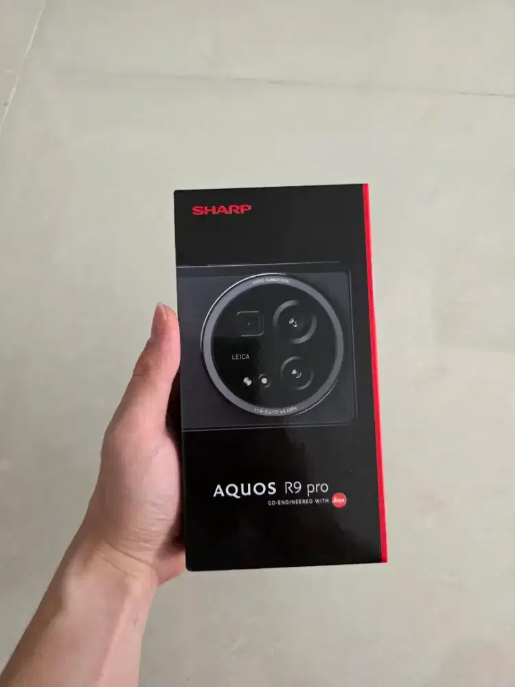 SHARP AQUOS R9 PRO 12/512 GARANSI RESMI INDONESIA