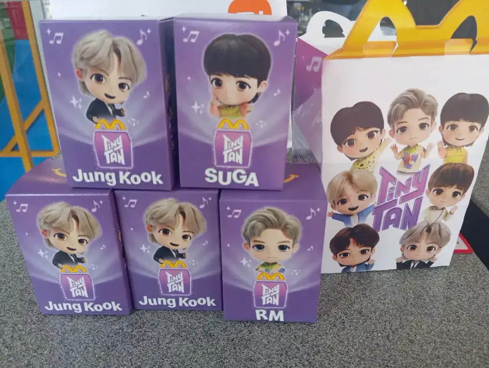 Tiny tan figure bts limited edition