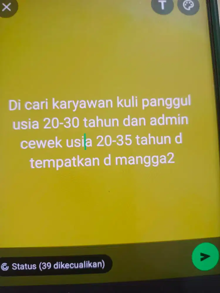 lowongan kerja kuli panggul laki-laki