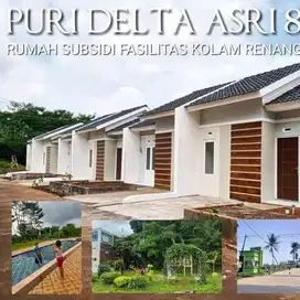 Rumah Subsidi fasilitas kolam renang