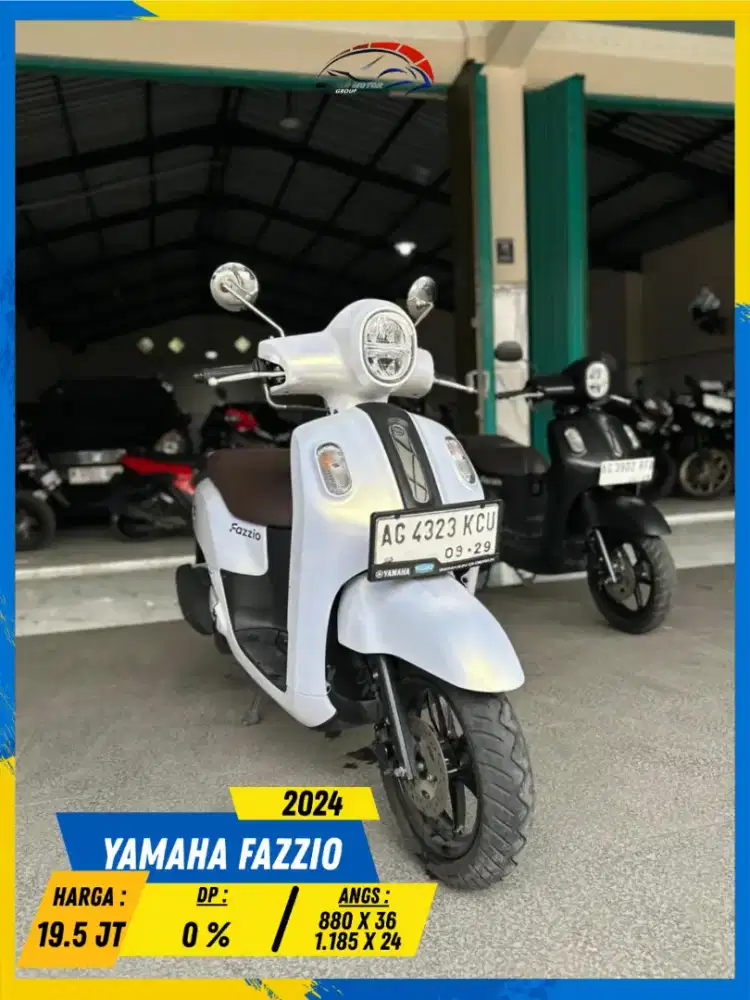 YAMAHA FAZZIO 2024 PLAT AG MURAH POLL BOSSKU HIKMAH MOTOR KEPUH MALANG