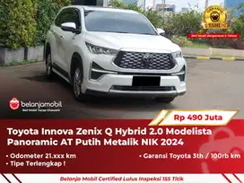 [ GARANSI 5TH ] Toyota Innova Zenix Q Hybrid 2.0 AT Putih 2024 2025